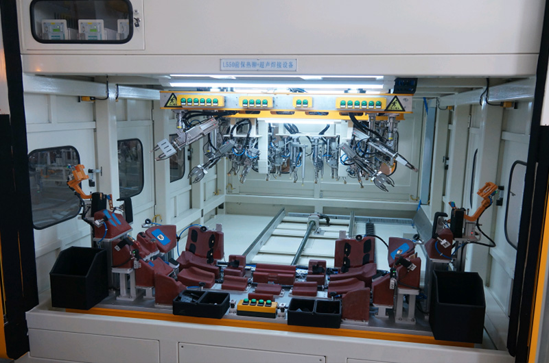 熱鉚+超聲焊接專機